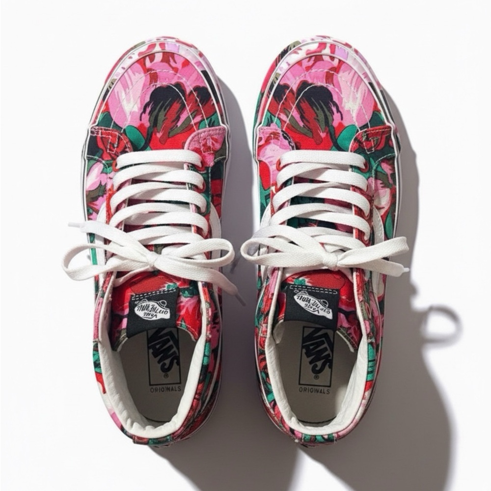 New Vans x Kenzo Paris Sk8‑Hi Floral High‑Top Sneakers